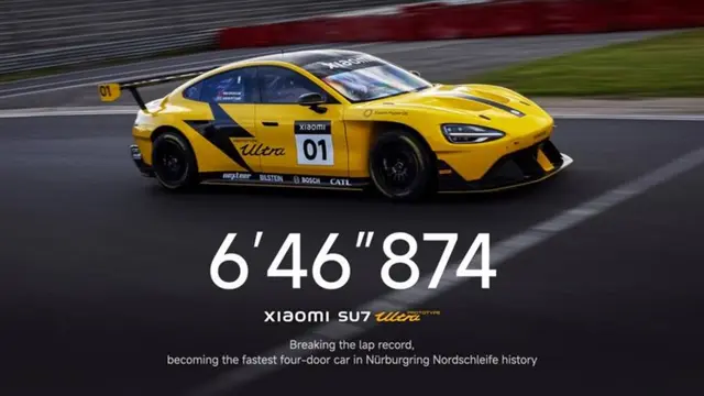 Xiaomi SU7 Ultra Cetak Rekor di Nurburgring